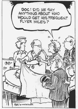 Frequent Flyer Funnies - Who Gets the Miles? Frequent Flyer Funnies - Who Gets the Miles?