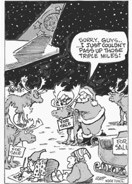 Frequent Flyer Funnies - Santa Miles Frequent Flyer Funnies - Santa Miles