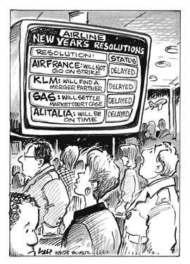 Frequent Flyer Funnies - Airline New Year's Resolutions