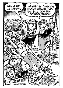 Frequent Flyer Funnies - Miles to Pay Taxes