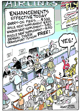Frequent Flyer Funnies - Fees Fees Fees